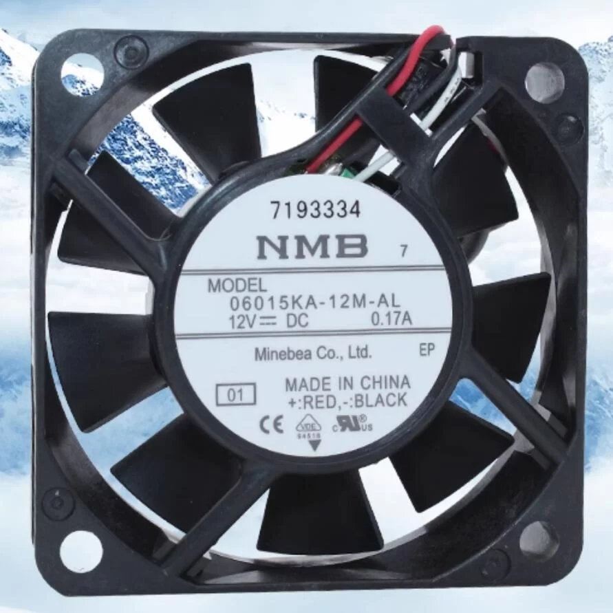 06015KA-12M-AL-01 NMB 12V 0.17A DC axial fan