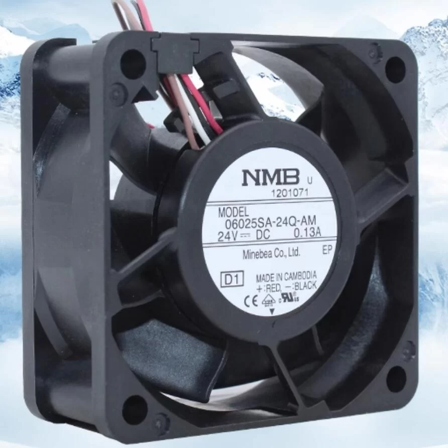 06025SA-24Q-AM-D1 NMB 24V 0.13A 4-wire axial fan