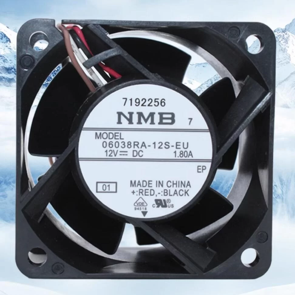 06038RA-12S-EU-01 NMB 12V 0.80A DC axial cooling fan