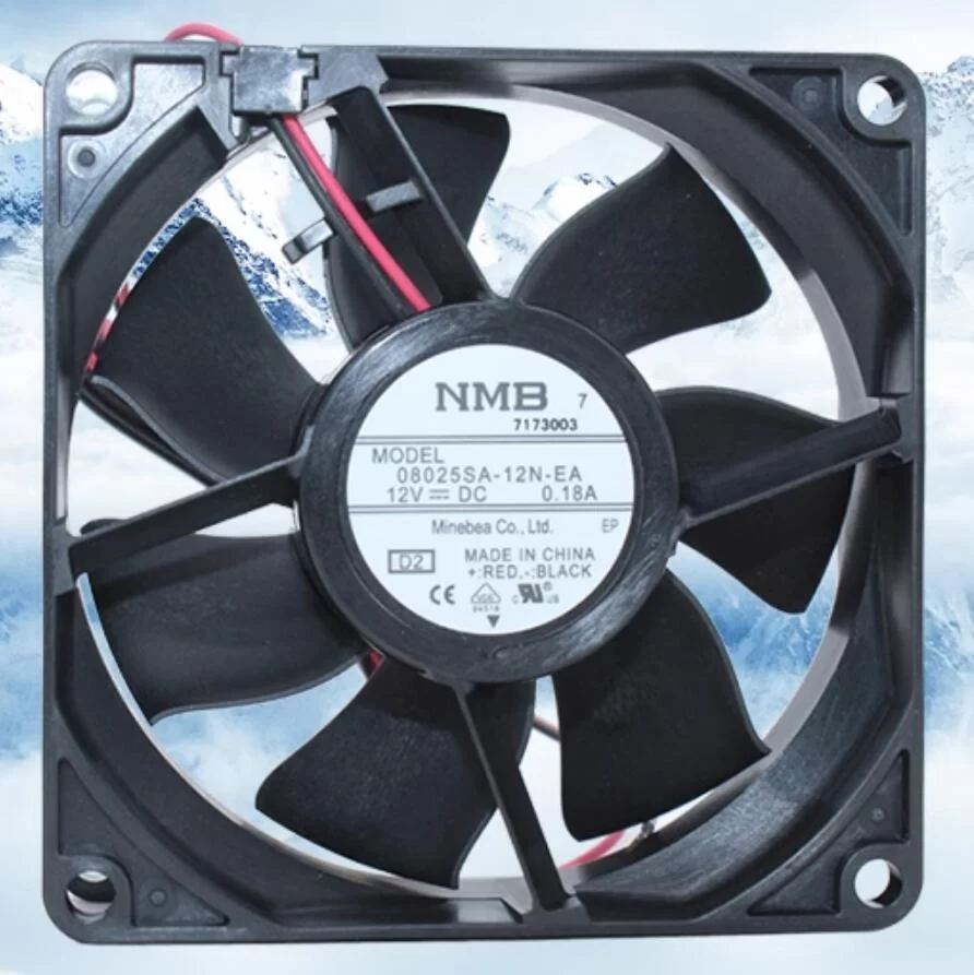 08025SA-12N-EA-D2 NMB 12V 0.18A DC axial fan