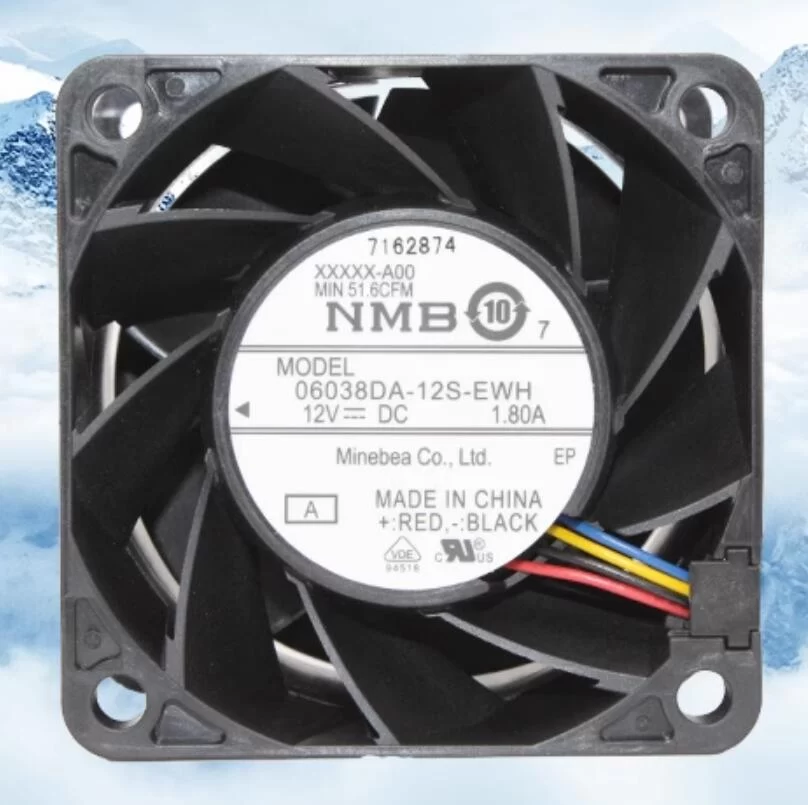 06038DA-12S-EWH-A NMB 12V 1.8A DC axial fan