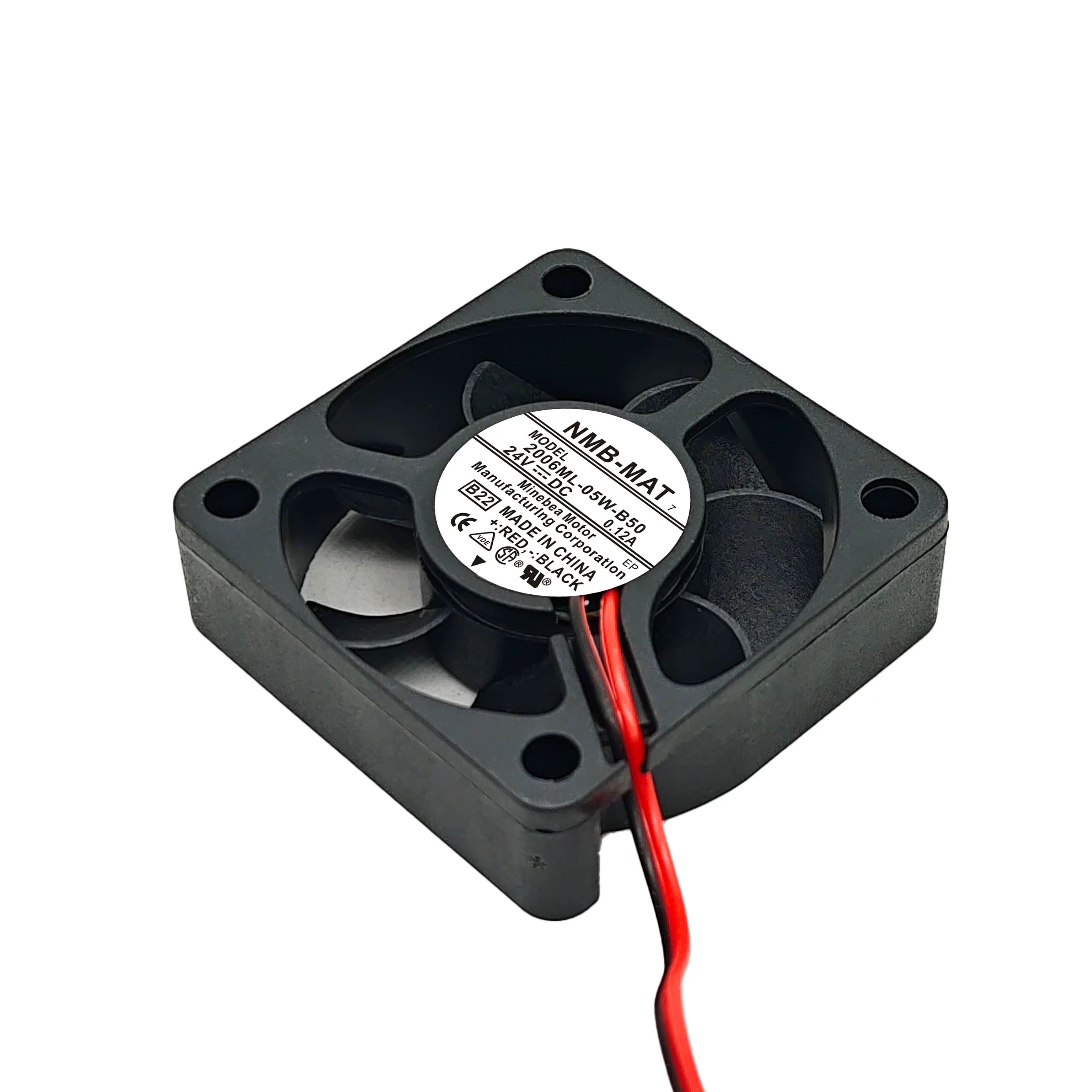 2006ML-05W-B50-B22 NMB 24V 0.12A DC axial cooling fan 2006ML-05W-B50-B22 NMB 24V 0.12A DC axial cooling fan