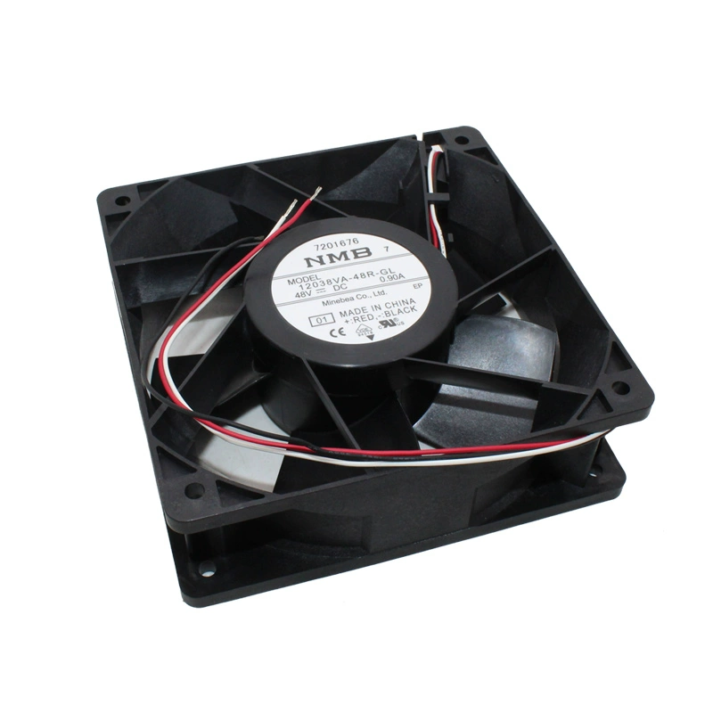 12038VA-48R-GL-01 NMB 48V 0.90A DC axial cooling fan 12038VA-48R-GL-01 NMB 48V 0.90A DC axial cooling fan