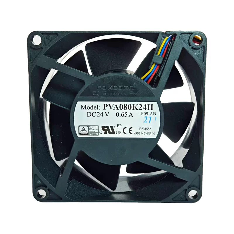 PVA080K24H-P09-AB Foxconn 24V 0.65A axial fan