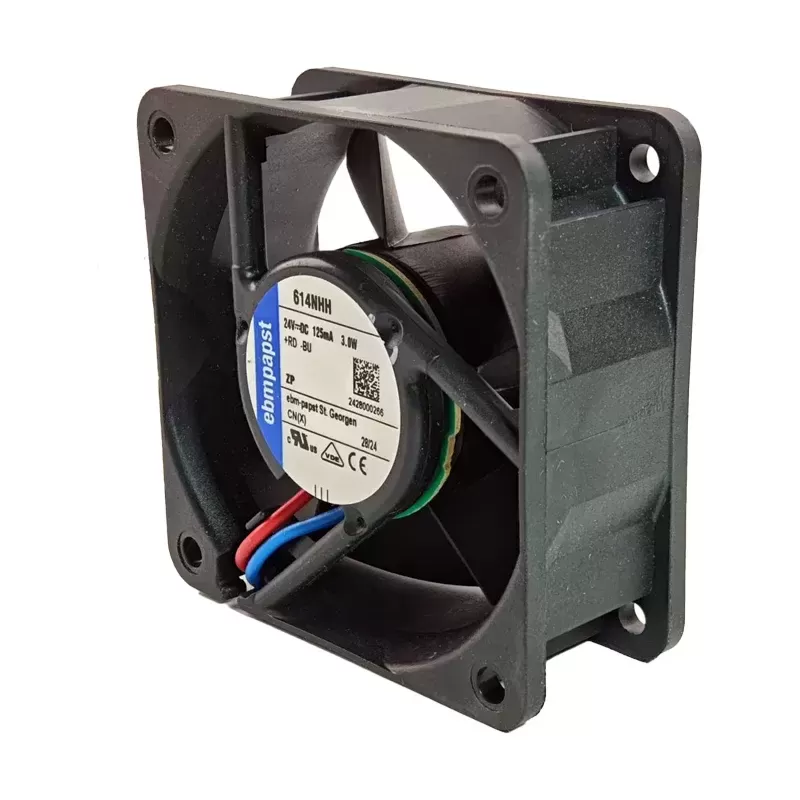 614NHH ebmpapst DC24V 125mA axial cooling fan 614NHH ebmpapst DC24V 125mA axial cooling fan