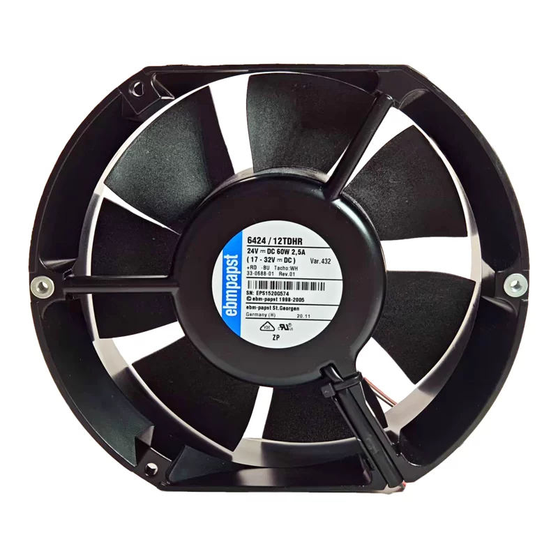 6424/12TDHR ebmpapst 24V 2.5A DC axial fan