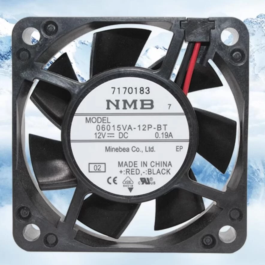 06015VA-12P-BT-02 NMB 12V 0.19A DC Axial Cooling Fan