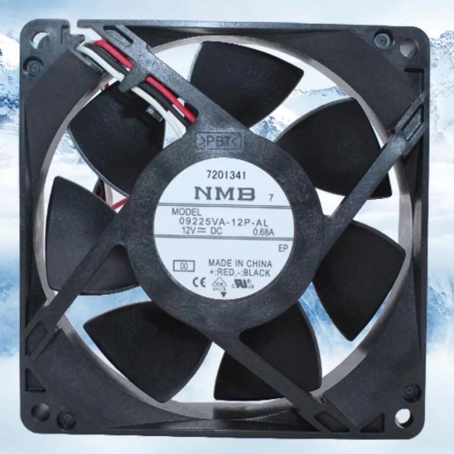 09225VA-12P-AL-00 NMB 12V 0.68A DC Axial Cooling Fan