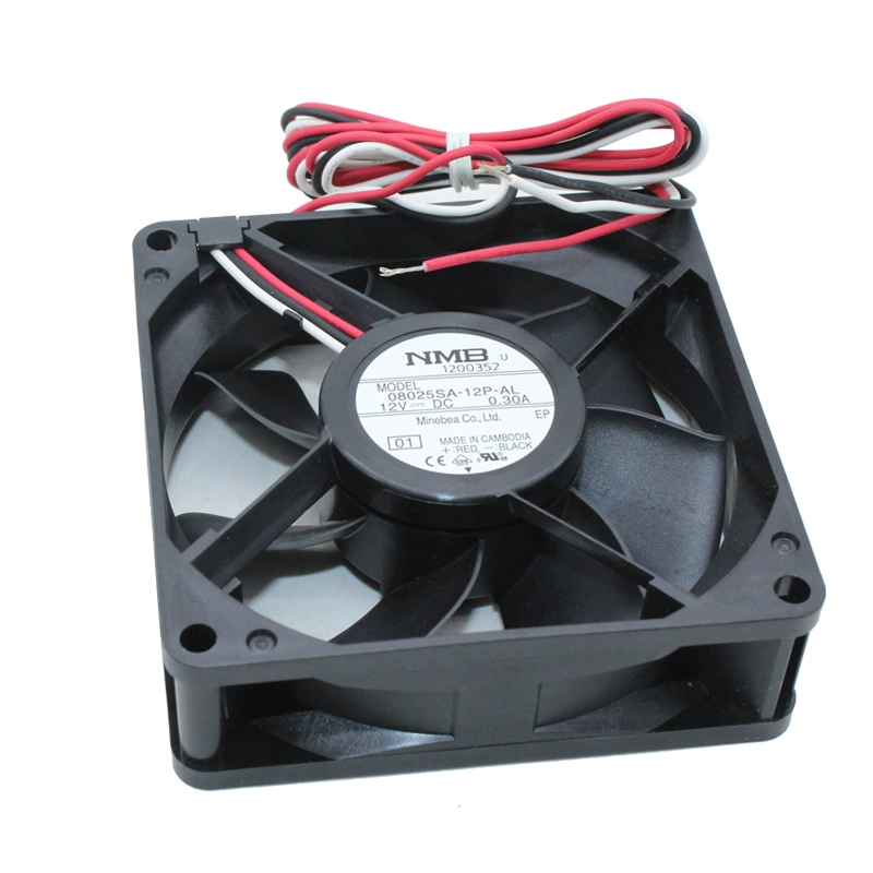 08025SA-12P-AL-01 NMB 12V 0.30A DC axial fan
