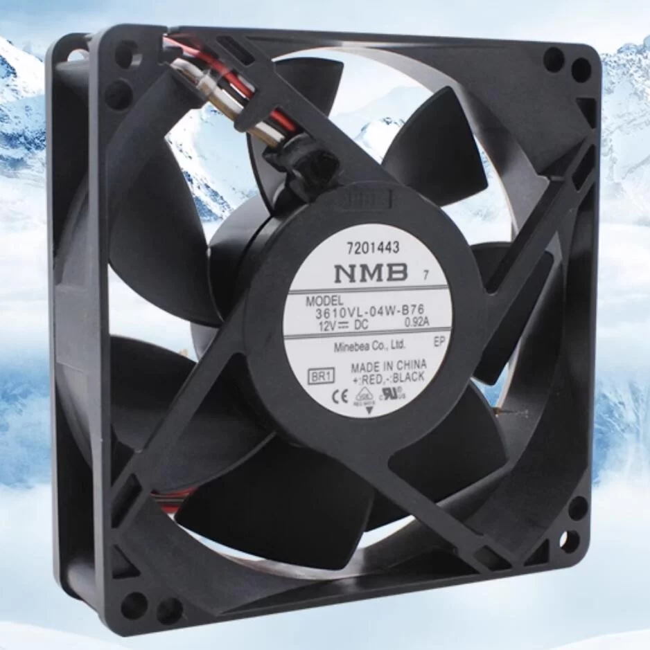 3610VL-04W-B76-BR1 NMB 12V 0.92A 4-wire PWM axial fan 3610VL-04W-B76-BR1 NMB 12V 0.92A 4-wire PWM axial fan