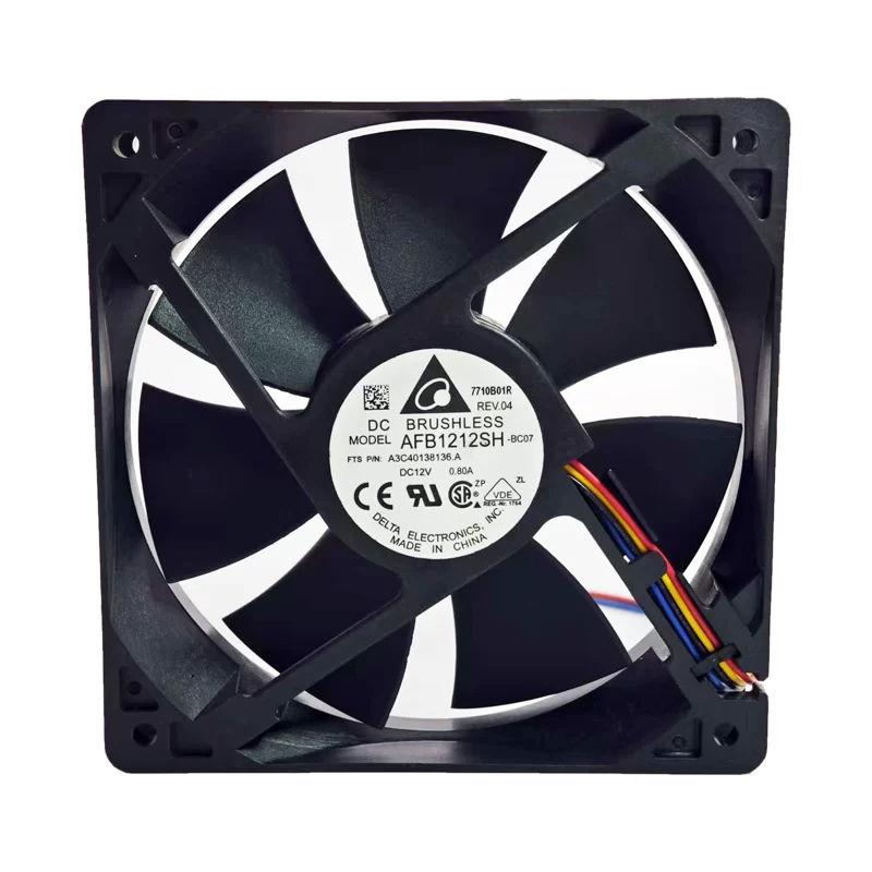 AFB1212SH-BC07 Delta 12V 0.80A 4-wire cooling fan
