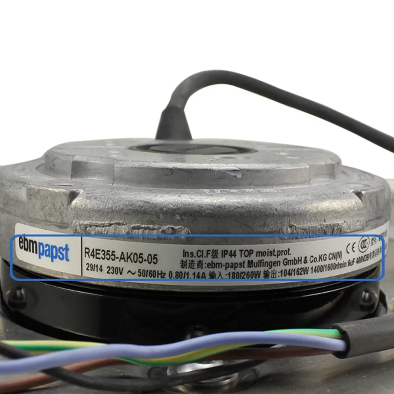 R4E355-AK05-05 ebmpapst M4E074-EI FFU centrifugal fan R4E355-AK05-05 ebmpapst M4E074-EI FFU centrifugal fan