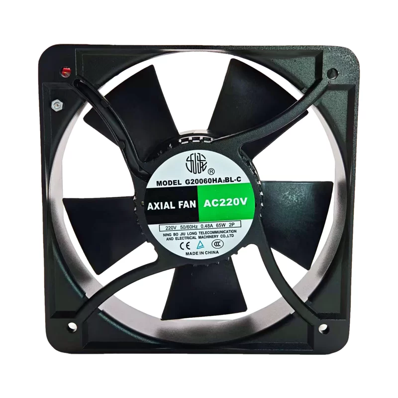 G20060HA2BL-C Jiulong 220V 0.48A 65W AC axial fan