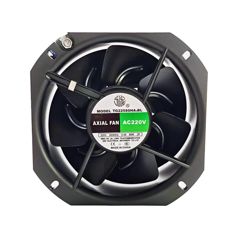 TG22580HA2BL Jiulong 220V 0.4A 80W AC axial fan