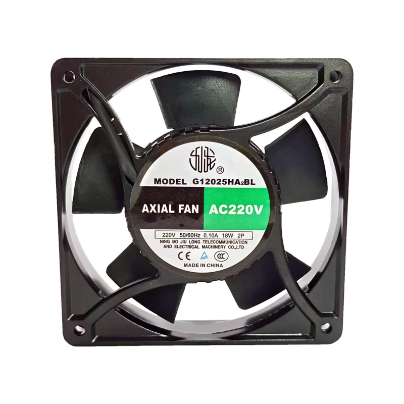 G12025HA2BL Jiulong AC220V 0.10A 18W axial fan