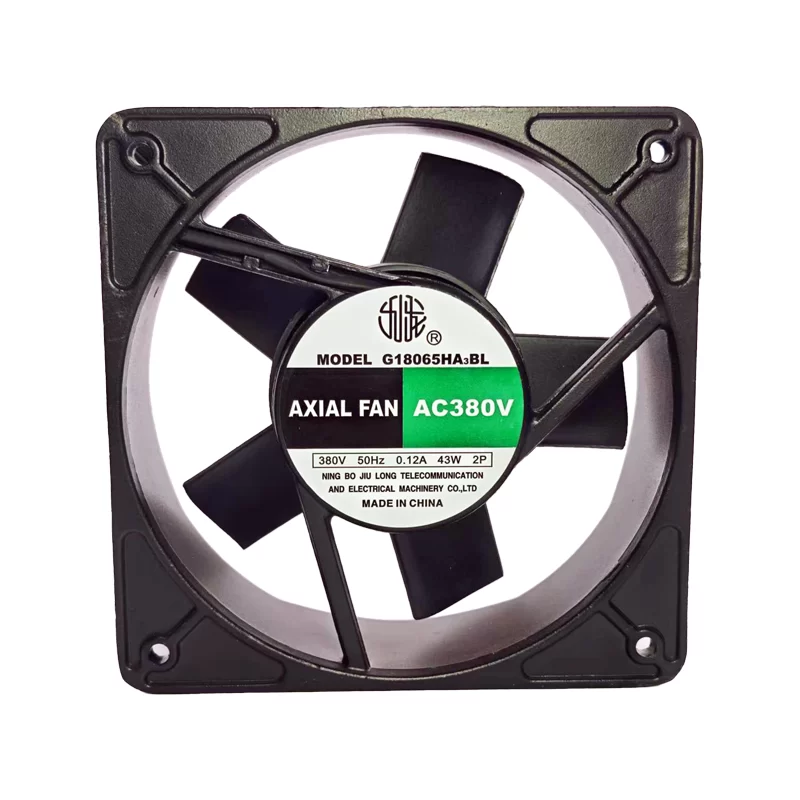 G18065HA3BL Jiulong 380VAC 0.12A 43W axial fan