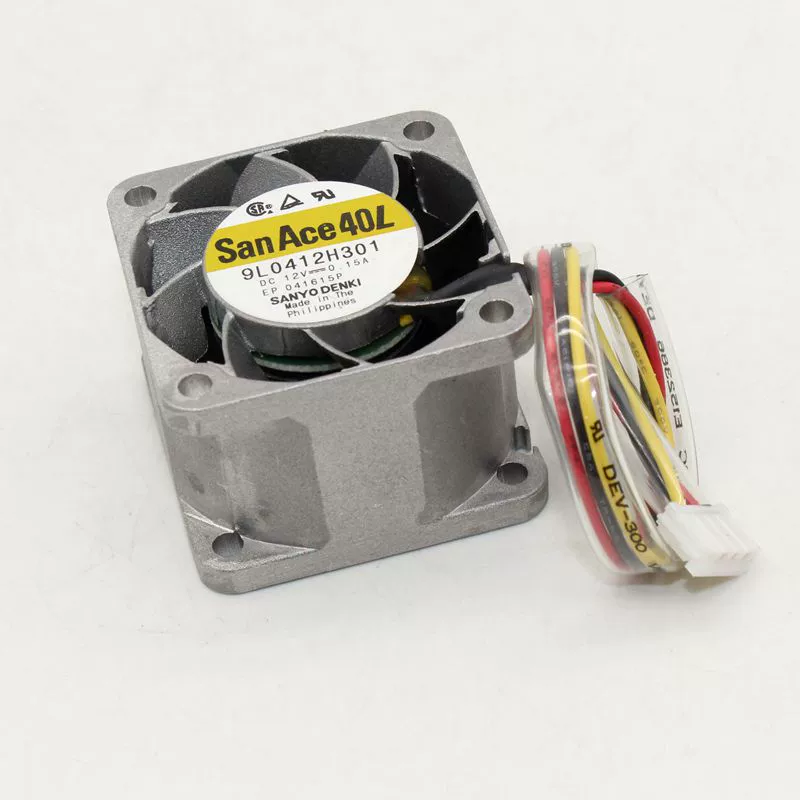 9L0412H301 Sanyo Denki 12V 0.15A DC axial fan