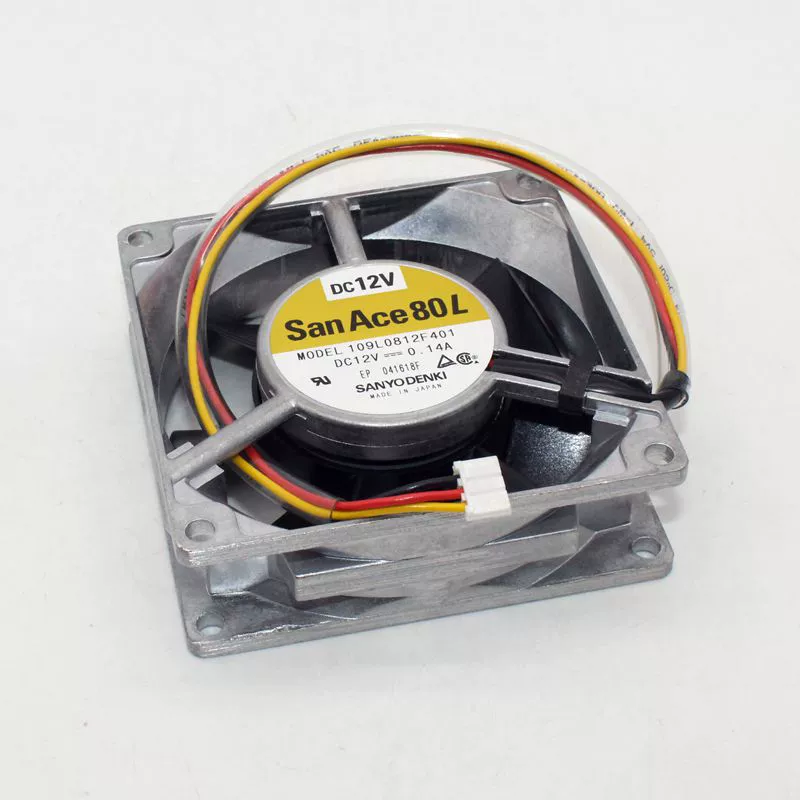 109P0812F401 Sanyo Denki 12VDC 0.14A axial fan