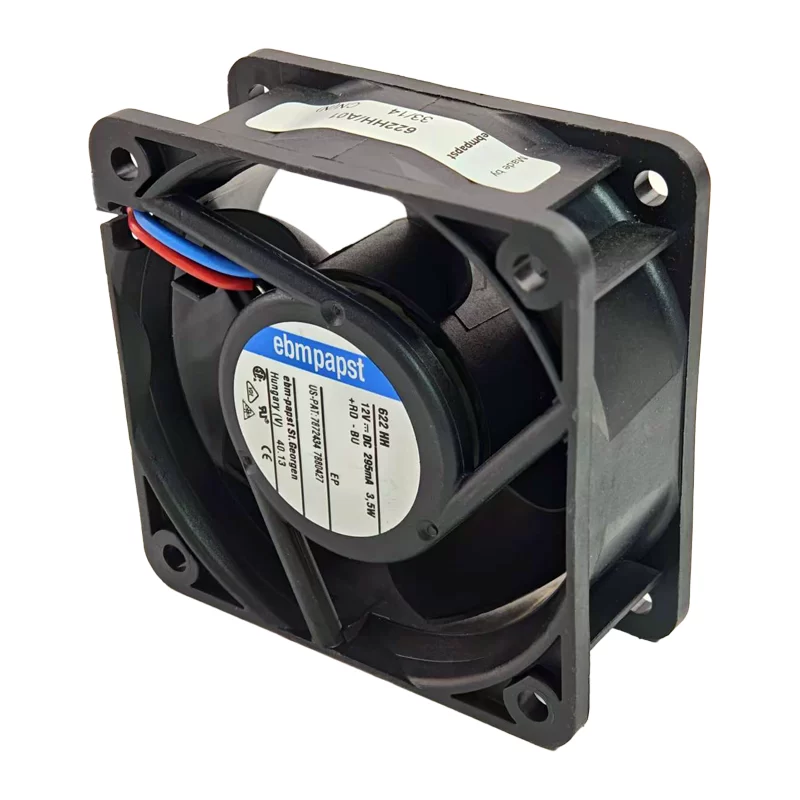622HH ebmpapst 12V 295mA 3.5W axial fan 622HH ebmpapst 12V 295mA 3.5W axial fan