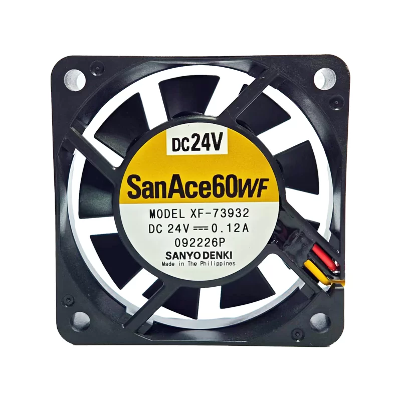 XF-73932 Sanyo Denki 24V 0.12A 3-Wire DC axial fan