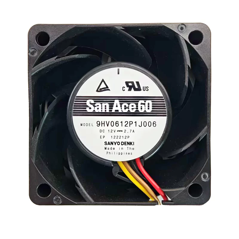 9HV0612P1J006 Sanyo Denki DC12V 2.7A axial fan