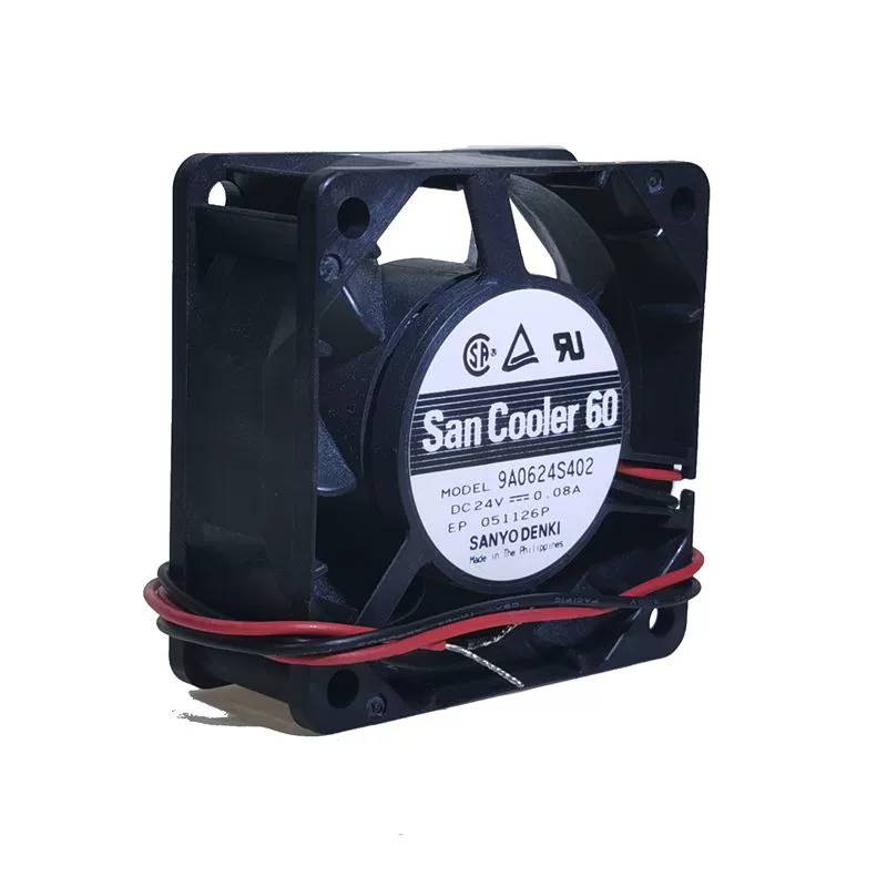 9A0624S402 Sanyo Denki DC24V 0.08A axial fan