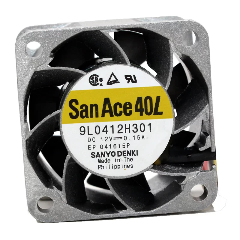 9L0412H301 Sanyo Denki 12V 0.15A DC axial fan