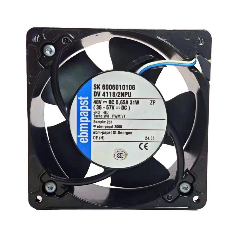 DV4118/2NPU ebmpapst 48V 0.65A DC axial fan
