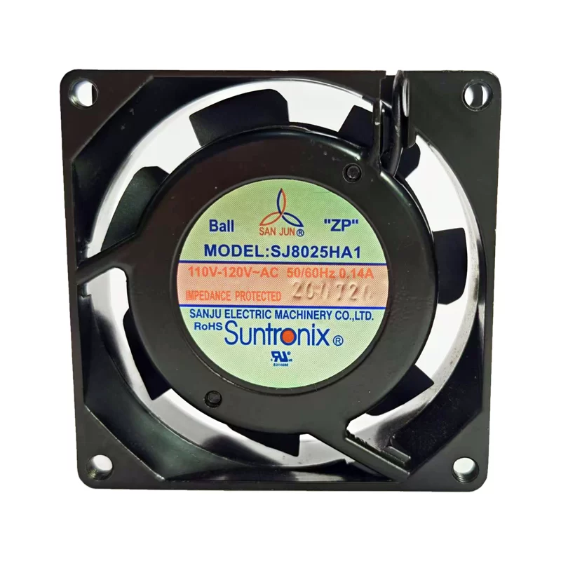 SJ8025HA1 Sanju 110-120V AC axial fan
