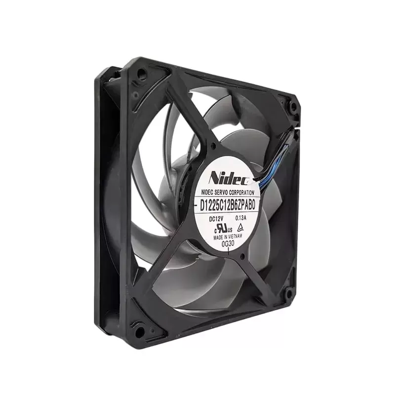 D1225C12B6ZPAB0 Nidec 12V 0.13A DC axial fan D1225C12B6ZPAB0 Nidec 12V 0.13A DC axial fan