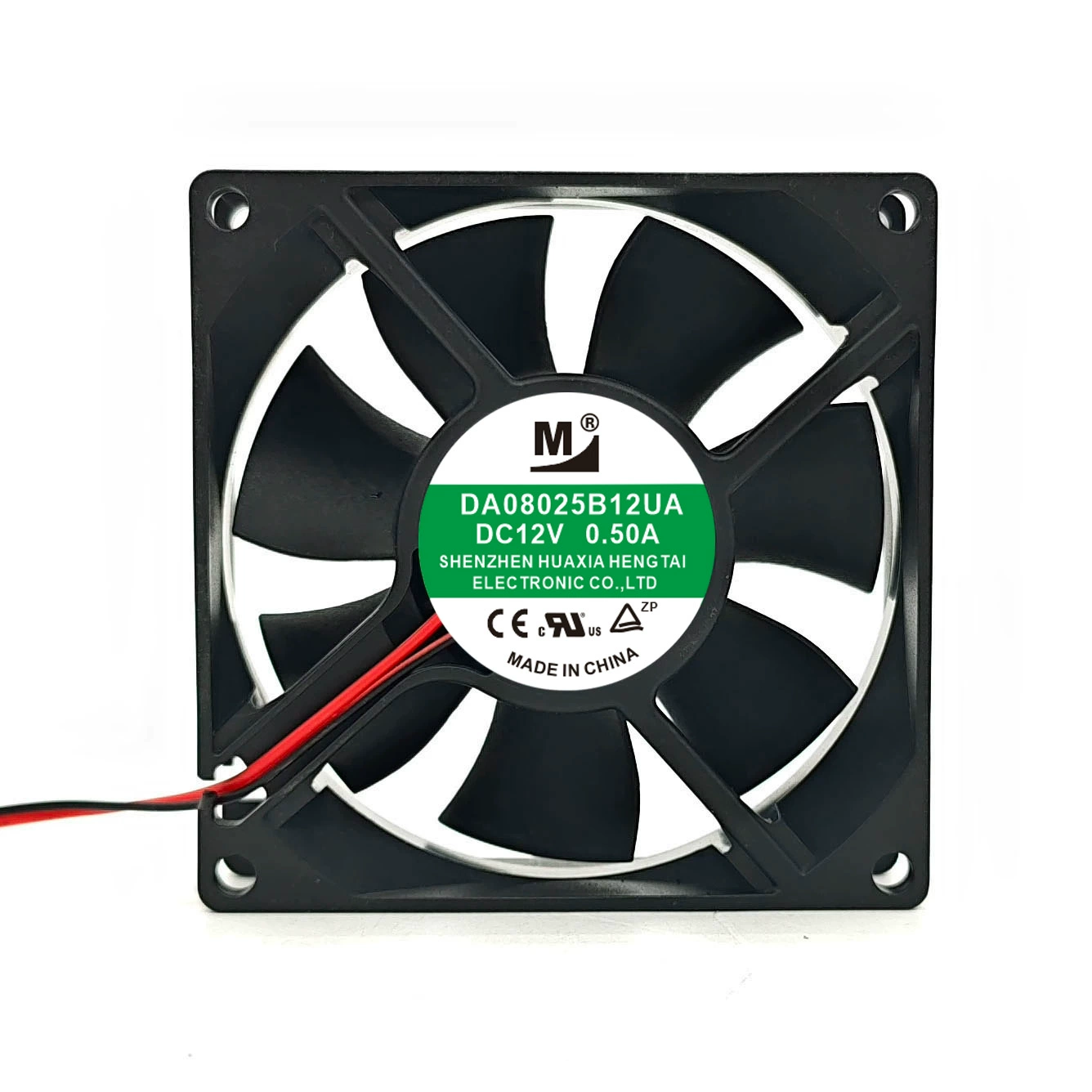 DA08025B12UA 12V 0.50A DC axial cooling fan