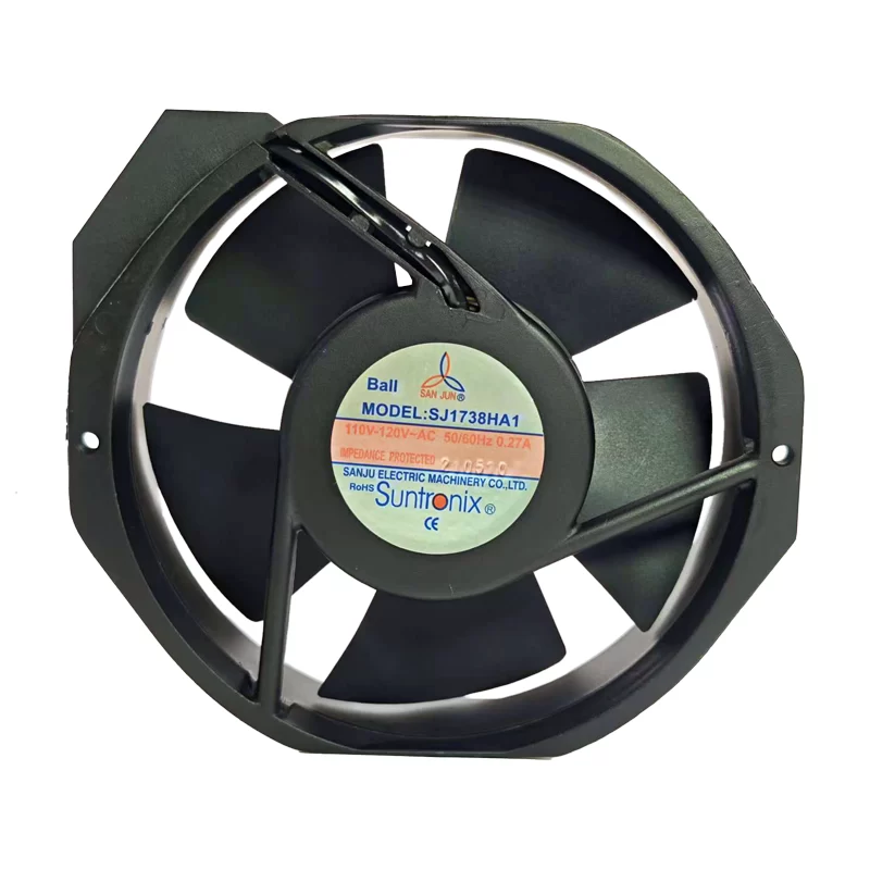 SJ1738HA1 Sanju 110/120V Ball Bearing AC axial fan