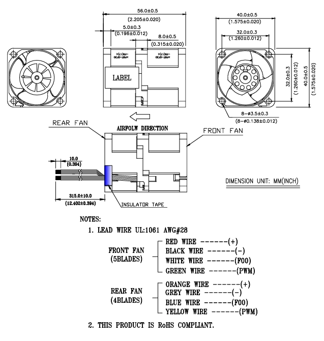 GFC0412DS-SM06 Delta 12V 2.8A DC axial fan GFC0412DS-SM06 Delta 12V 2.8A DC axial fan