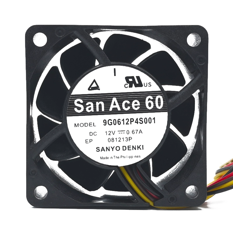 9G0612P4S001 Sanyo DC12V 0.67A 4-wire cooling fan