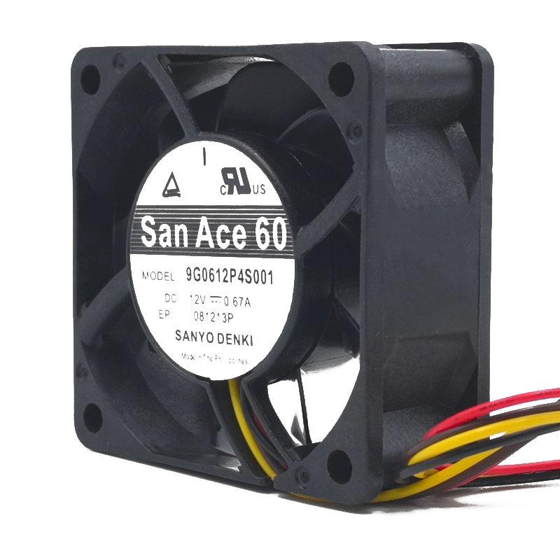 9G0612P4S001 Sanyo DC12V 0.67A 4-wire cooling fan 9G0612P4S001 Sanyo DC12V 0.67A 4-wire cooling fan