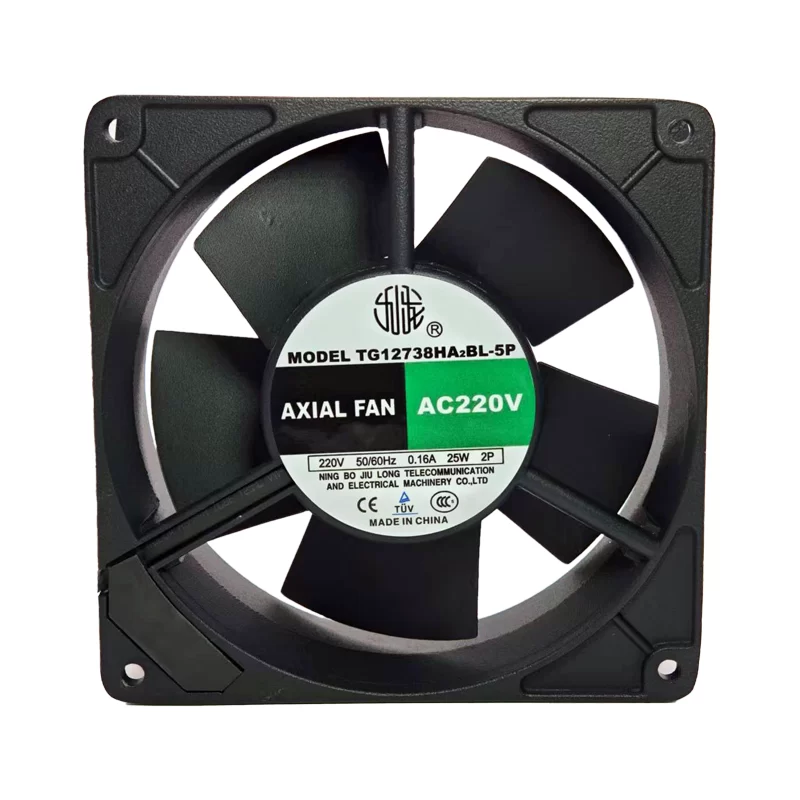 TG12738HA2BL-5P Jiulong 220V 0.16A AC axial fan