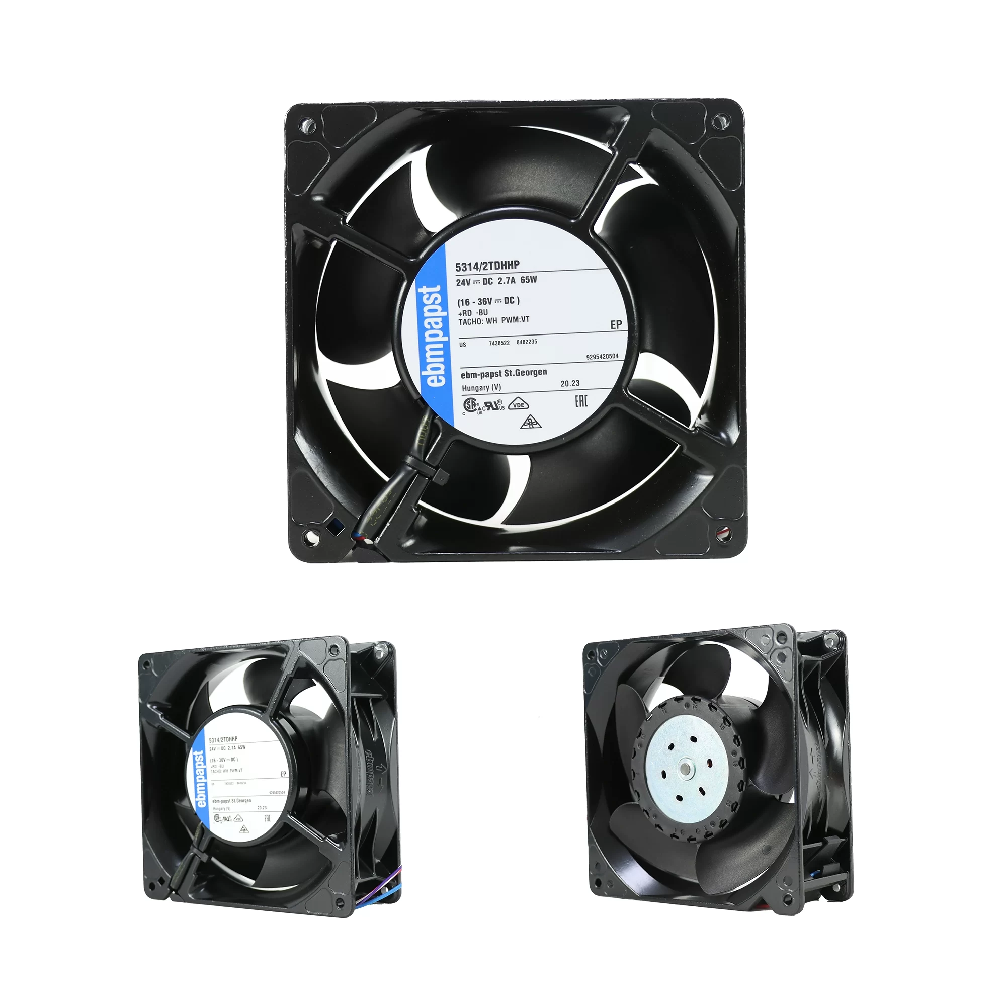 5314/2TDHHP ebmpapst DC24V 2.7A 65W axial fan 5314/2TDHHP ebmpapst DC24V 2.7A 65W axial fan