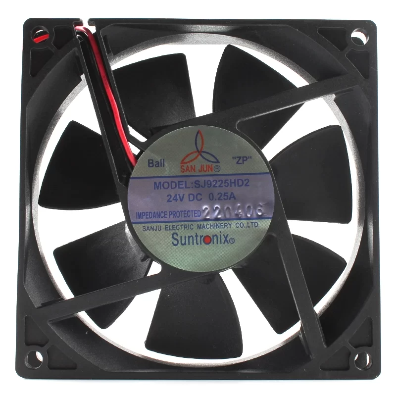 SJ9225HD2 SANJUN 24V DC 0.25A axial fan