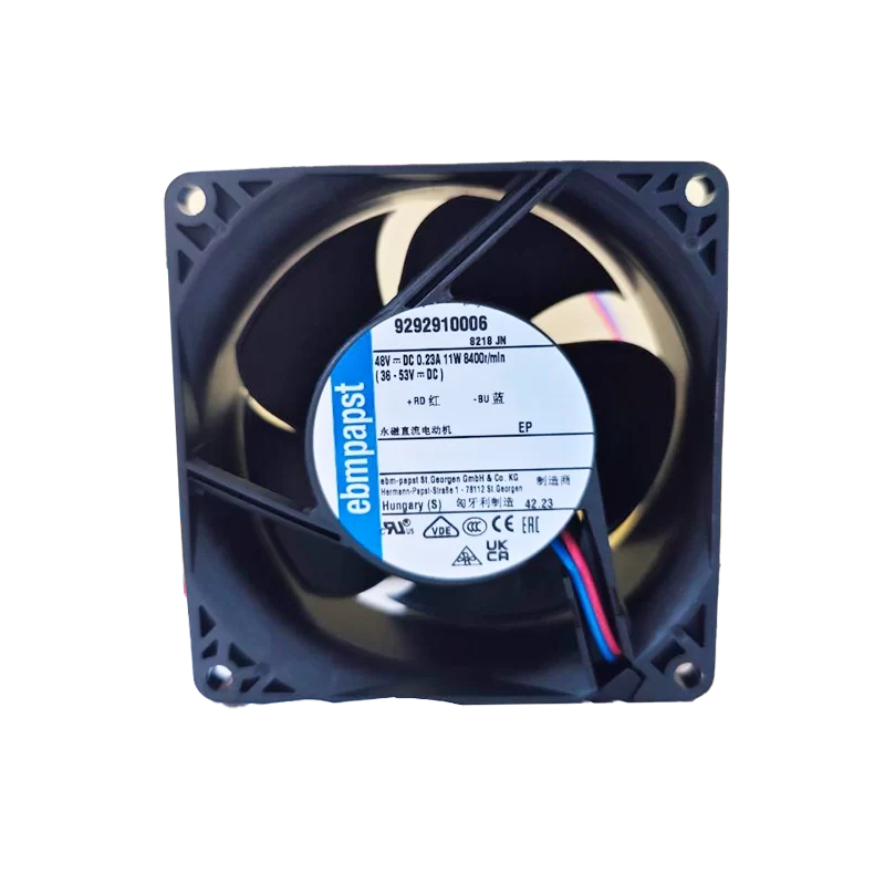 8218JN ebmpapst DC48V 0.23A 11W axial fan