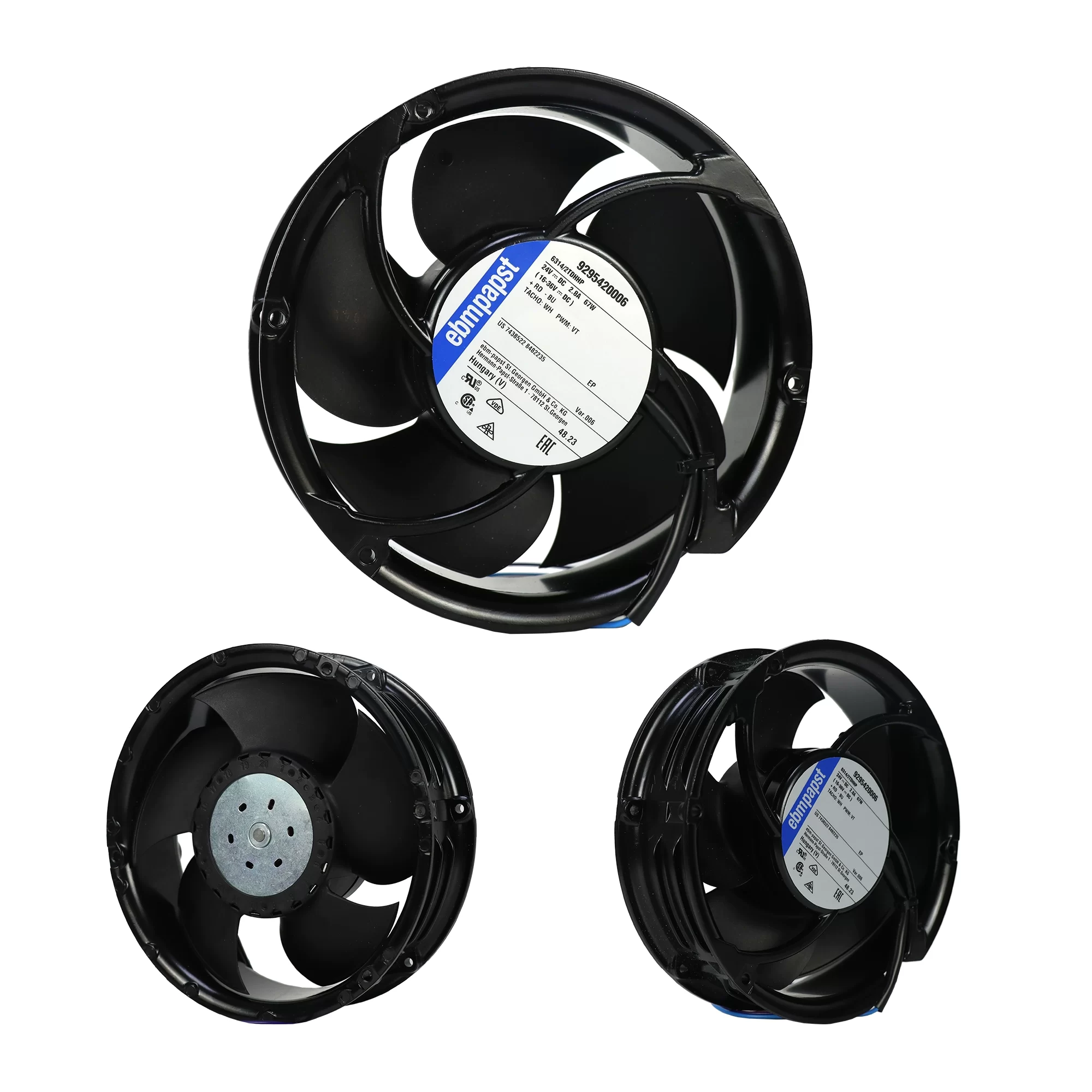 6314/2TDHHP ebmpapst DC24V 2.8A 67W axial fan 6314/2TDHHP ebmpapst DC24V 2.8A 67W axial fan