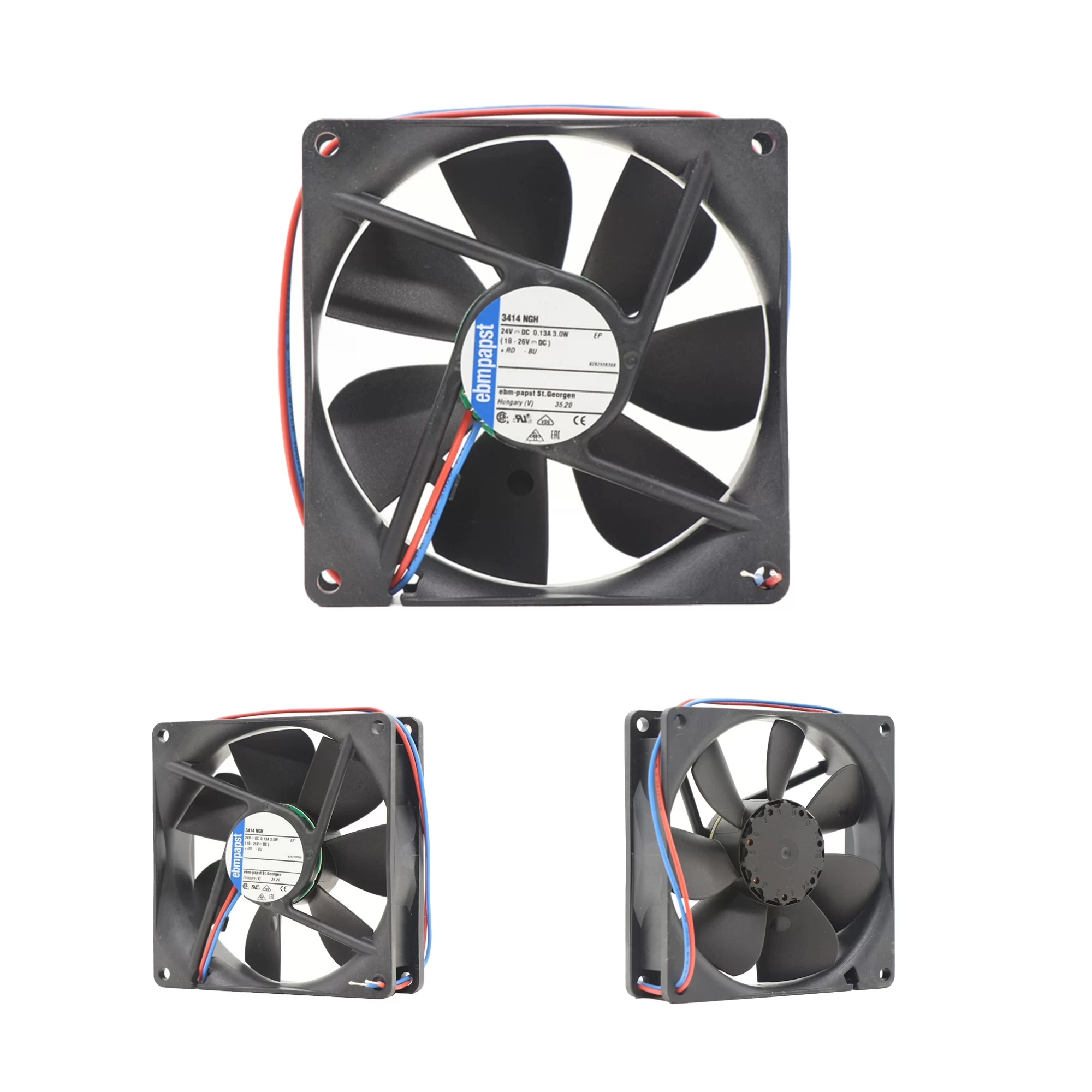 3414NGH ebmpapst DC24V 0.13A 3.0W axial fan 3414NGH ebmpapst DC24V 0.13A 3.0W axial fan