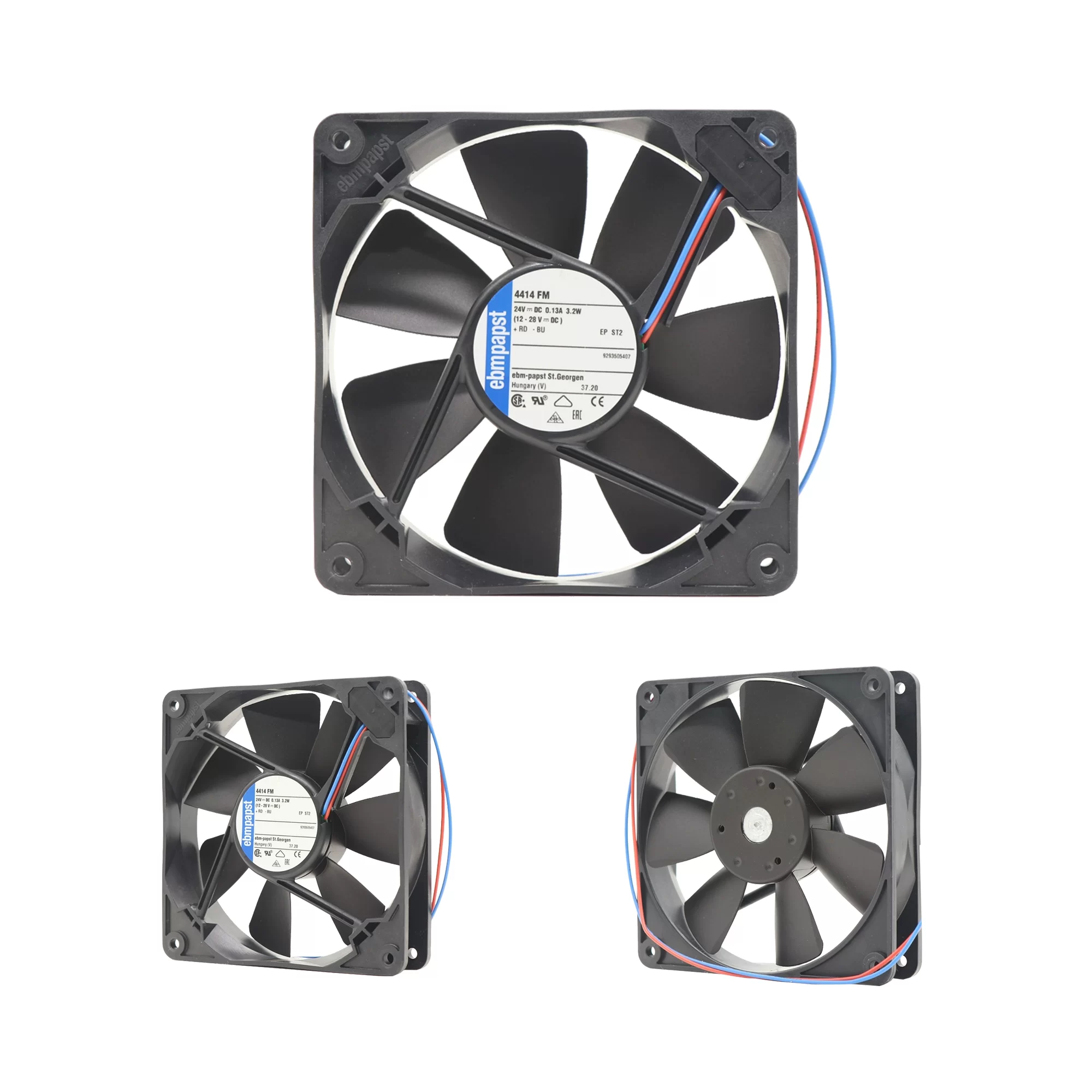 4414FM ebmpapst DC24V 0.13A 3.2W axial fan 4414FM ebmpapst DC24V 0.13A 3.2W axial fan
