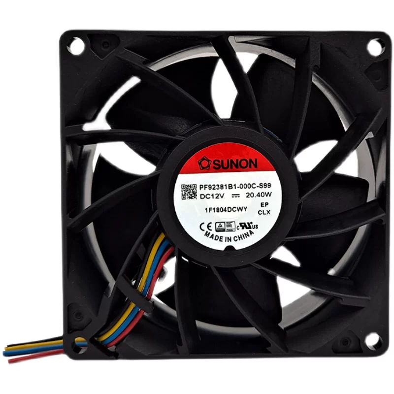 PF92381B1-000C-S99 SUNON DC12V 20.4W axial fan