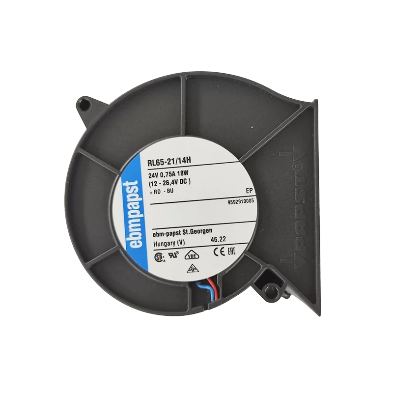 RL65-21/14H ebmpapst 24V 0.75A 18W DC Centrifugal Blower