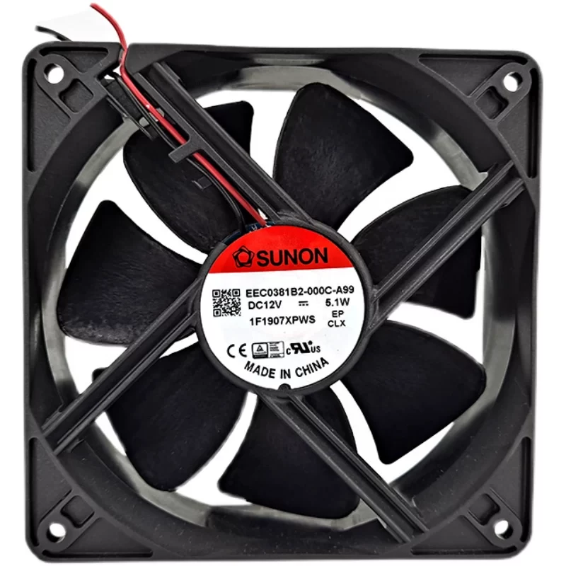 EEC0381B2-000C-A99 SUNON DC12V 5.1W axial fan
