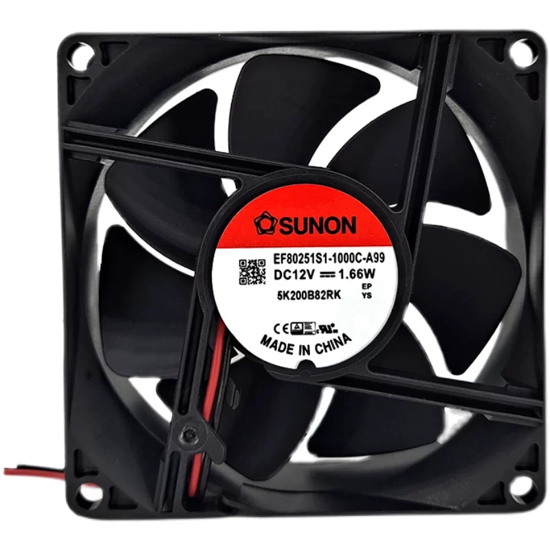 EF80251S1-1000C-A99 SUNON DC12V 1.66W axial fan