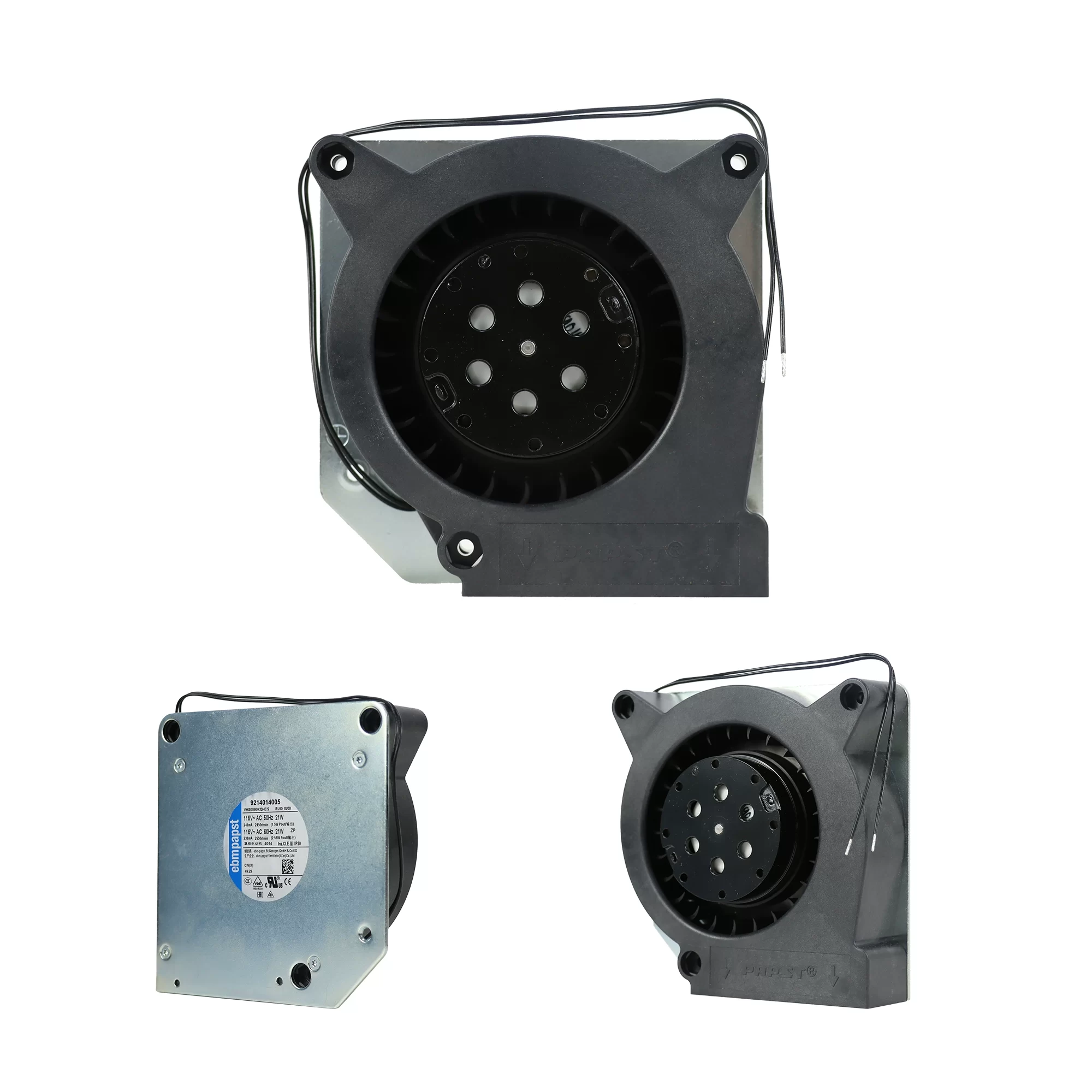 RL90-18/00 ebmpapst 115V AC Centrifugal Blower RL90-18/00 ebmpapst 115V AC Centrifugal Blower