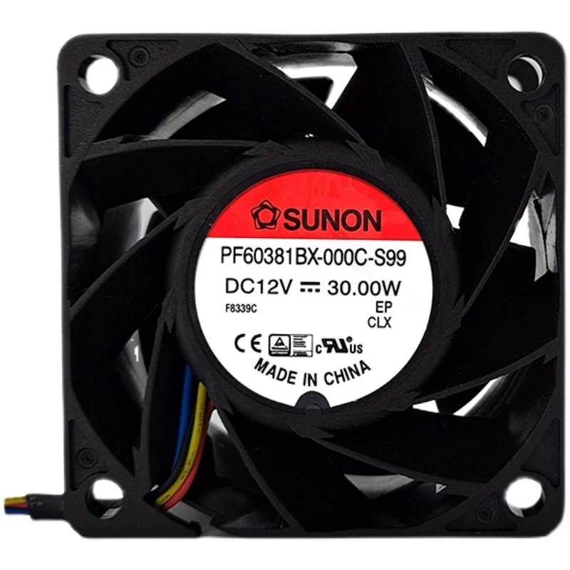 PF60381BX-000C-S99 SUNON DC12V 30W axial fan