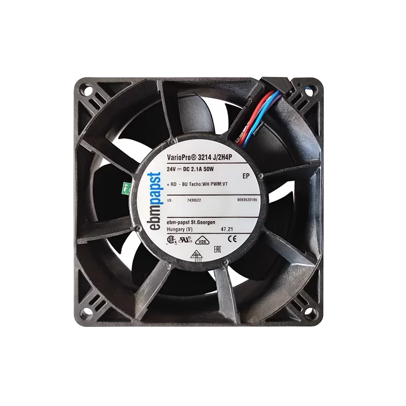 3214J/2H4P ebmpapst 24V DC Axial Fan