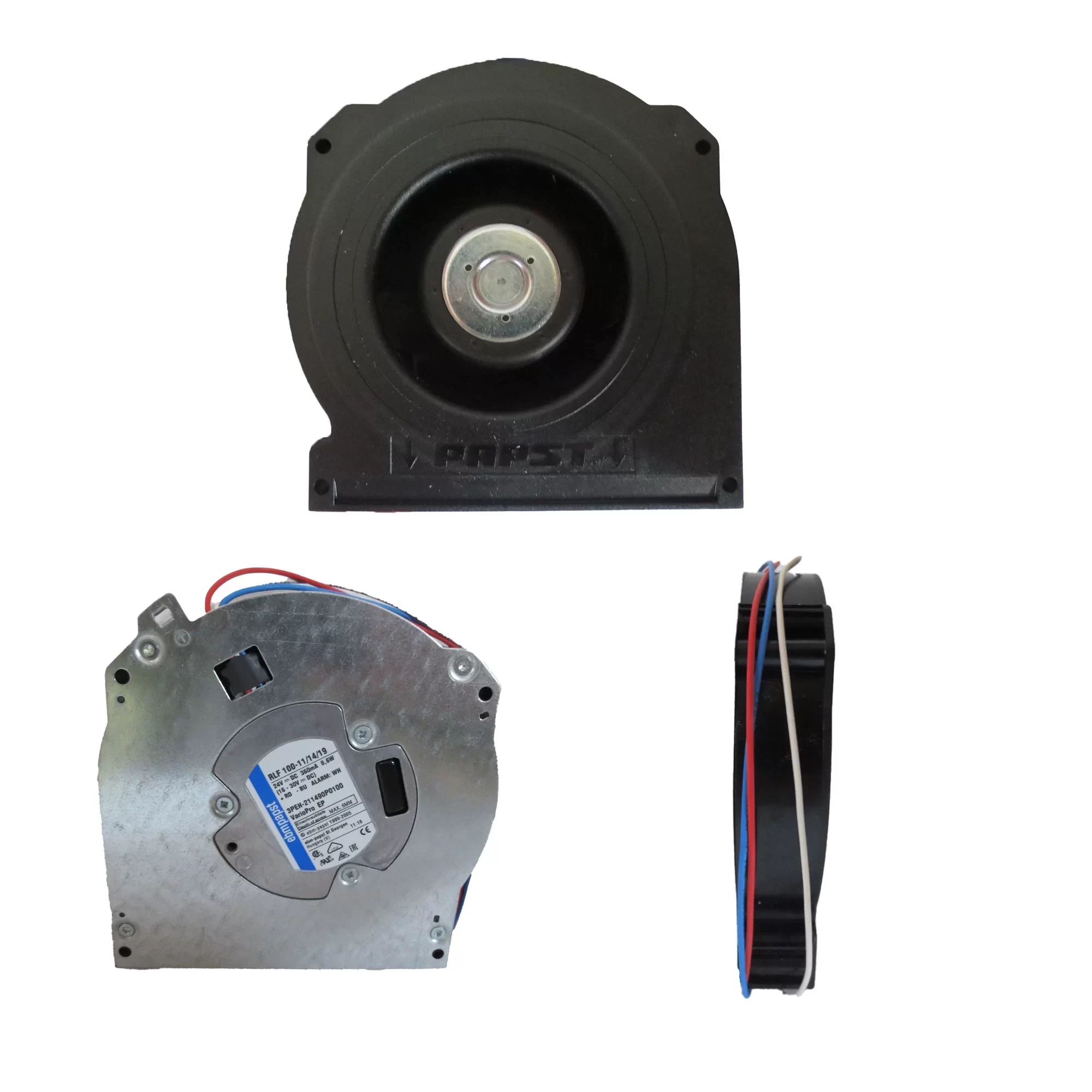 RLF100-11/14/19 ebmpapst 24V DC Centrifugal Blower RLF100-11/14/19 ebmpapst 24V DC Centrifugal Blower